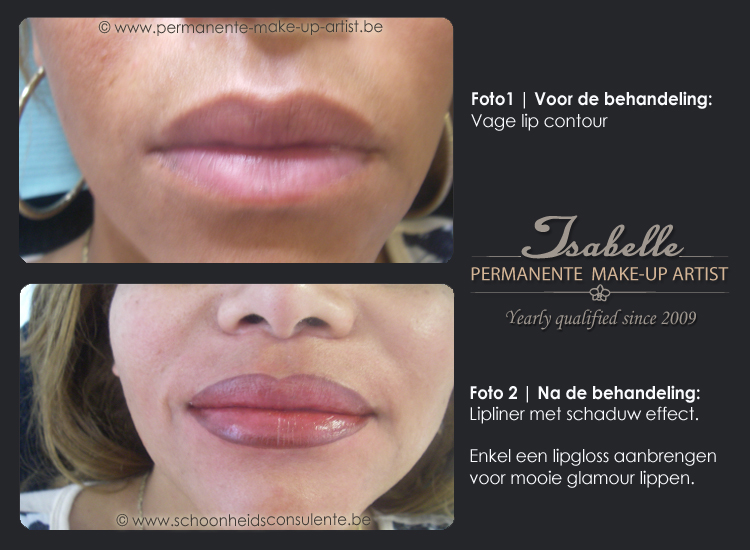 Lippen Voor Na Foto Permanente Make Up Artist